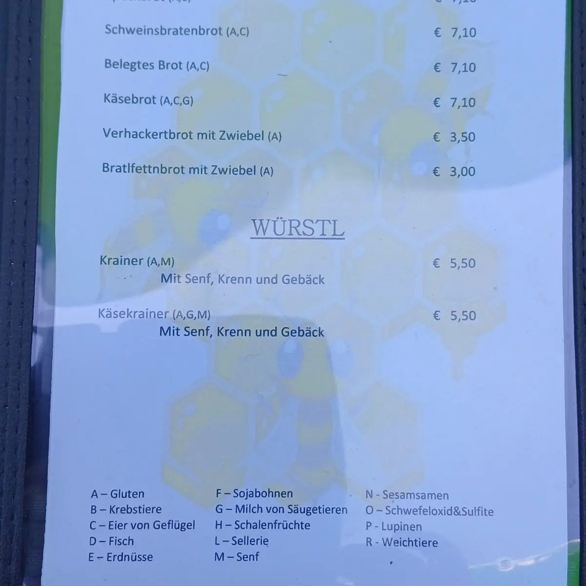 Speisekarte photo 1