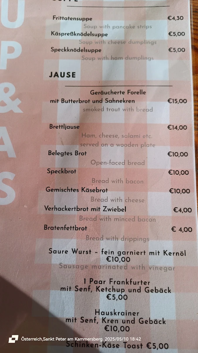Speisekarte photo 1