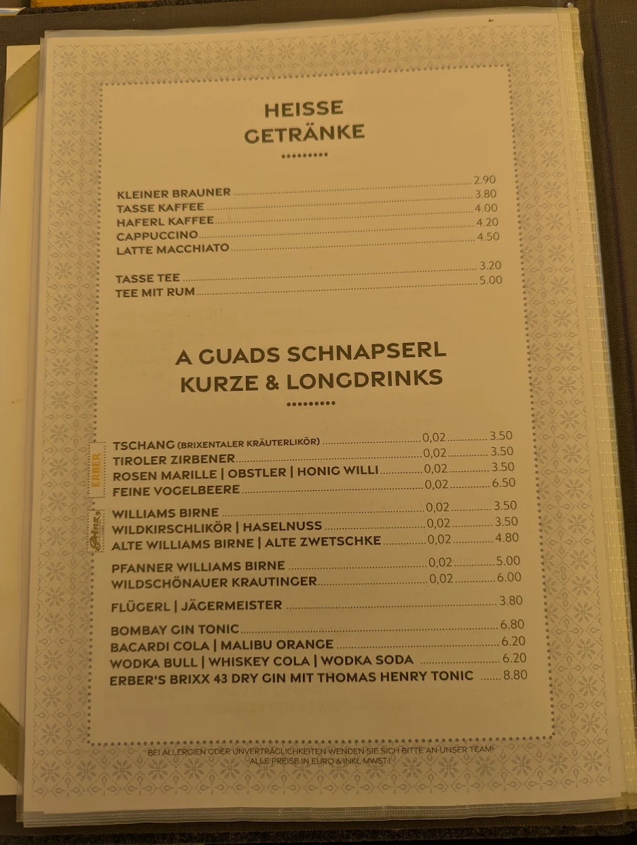 Speisekarte photo 5