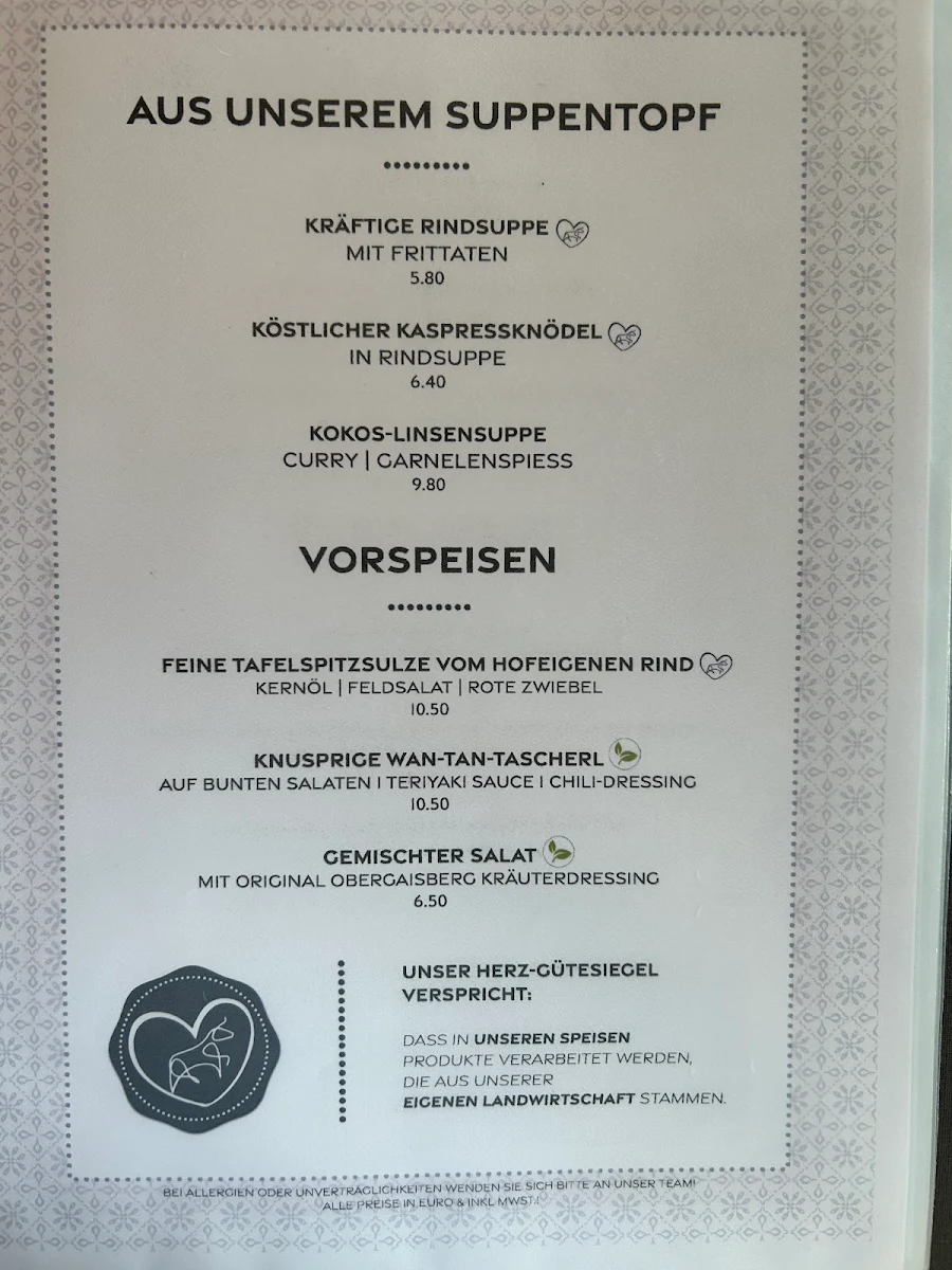 Speisekarte photo 8