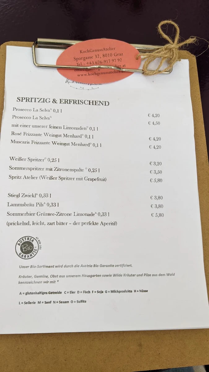 Speisekarte photo 2