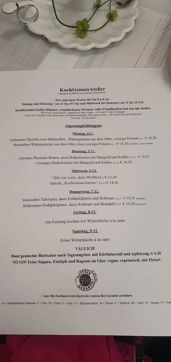 Speisekarte photo 4