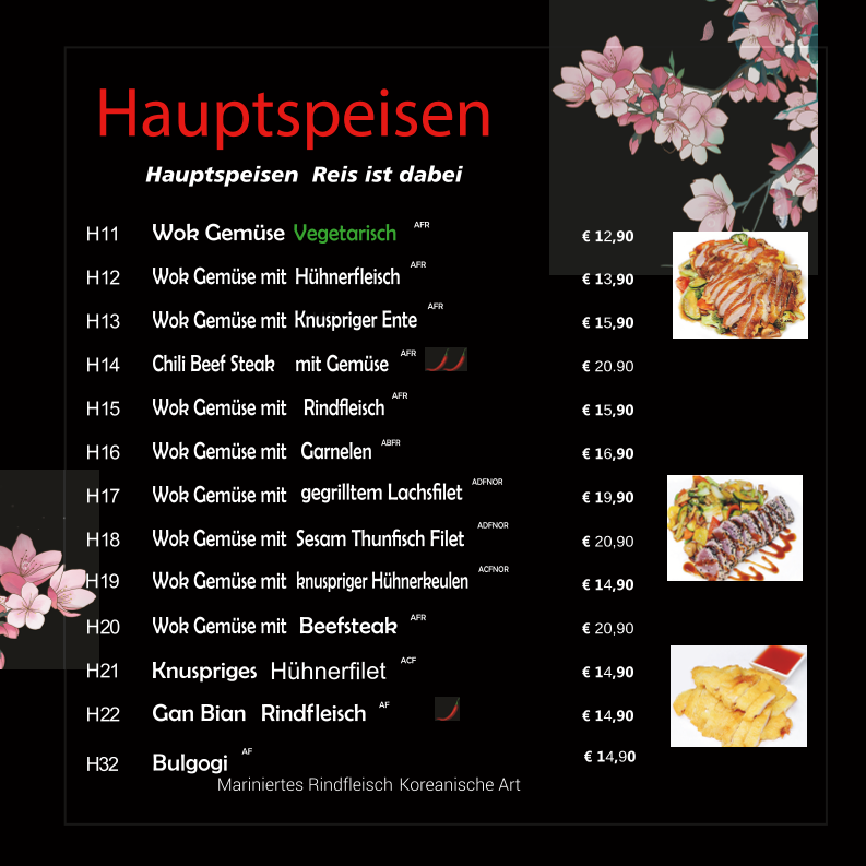 Speisekarte photo 1