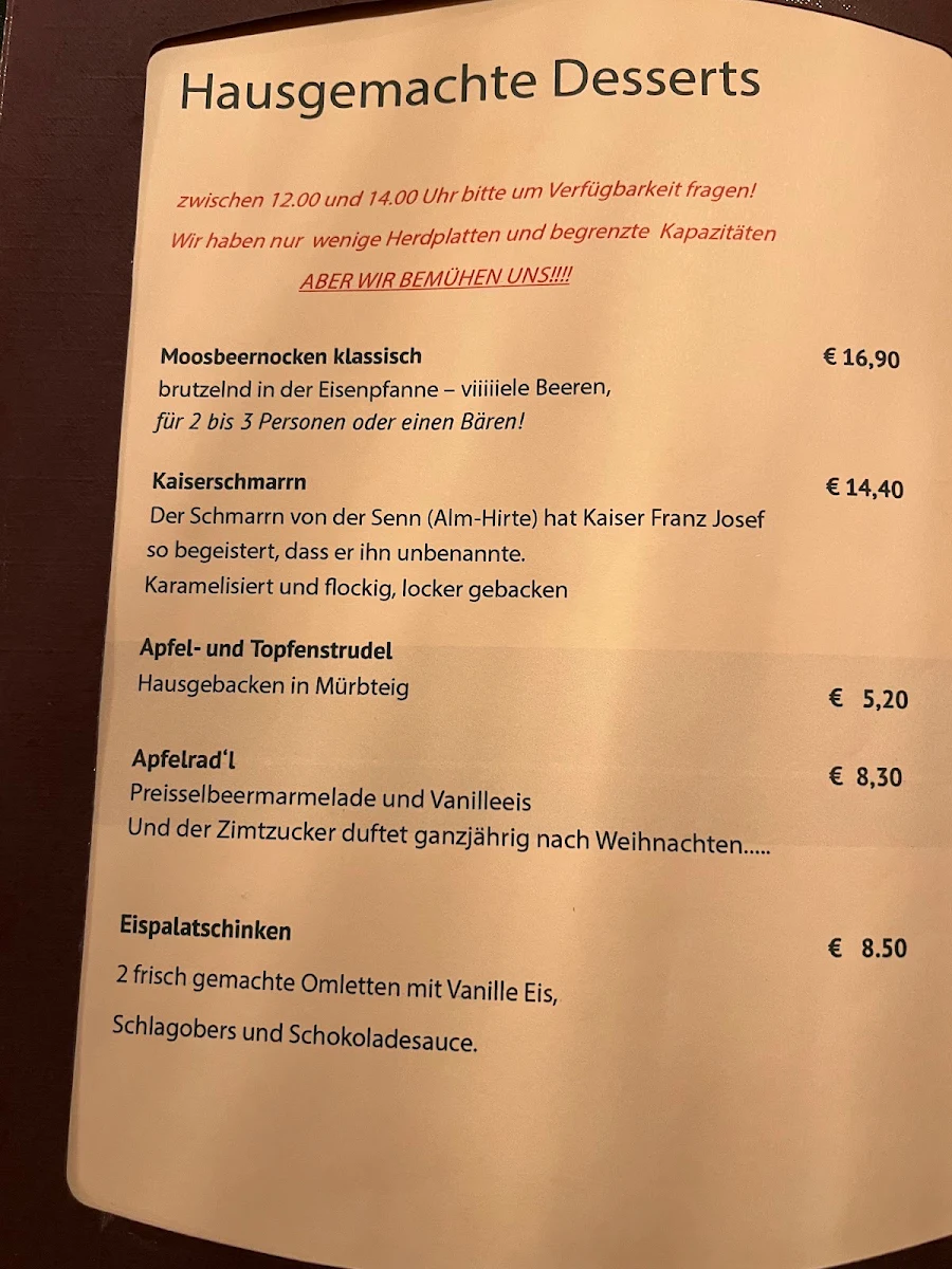 Speisekarte photo 1