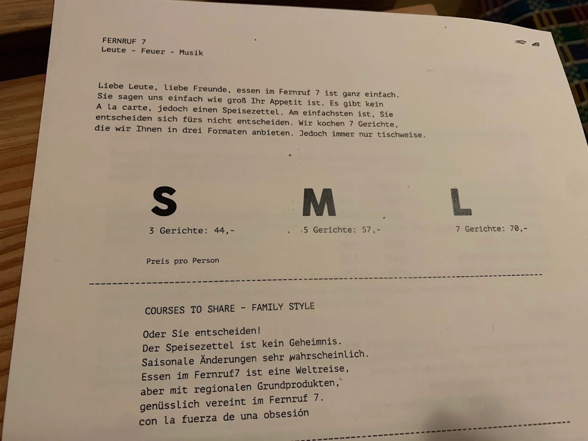 Speisekarte photo 4