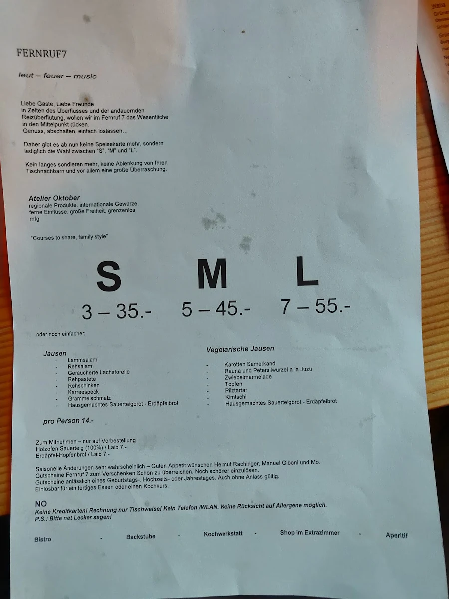 Speisekarte photo 8