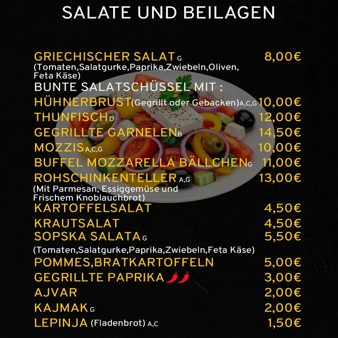 Speisekarte photo 4