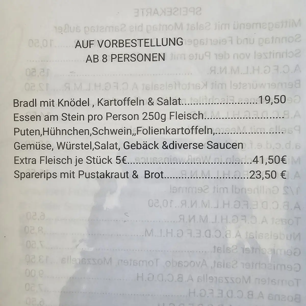 Speisekarte photo 3