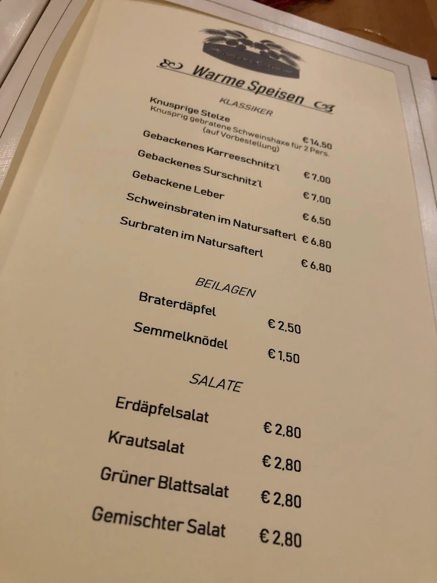 Speisekarte photo 1