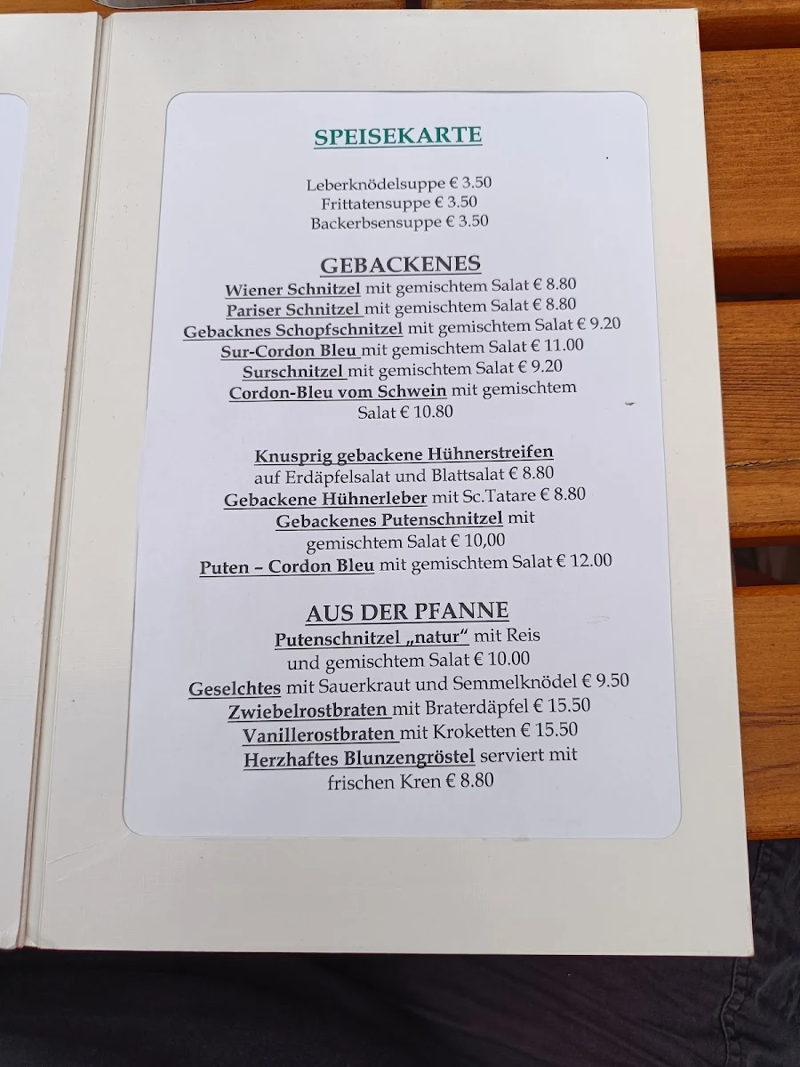 Speisekarte photo 2