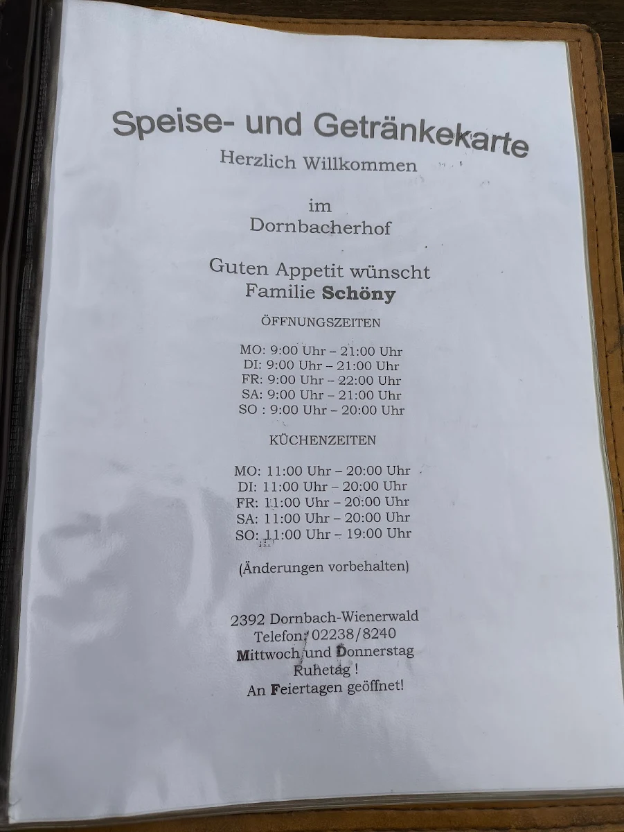Speisekarte photo 3