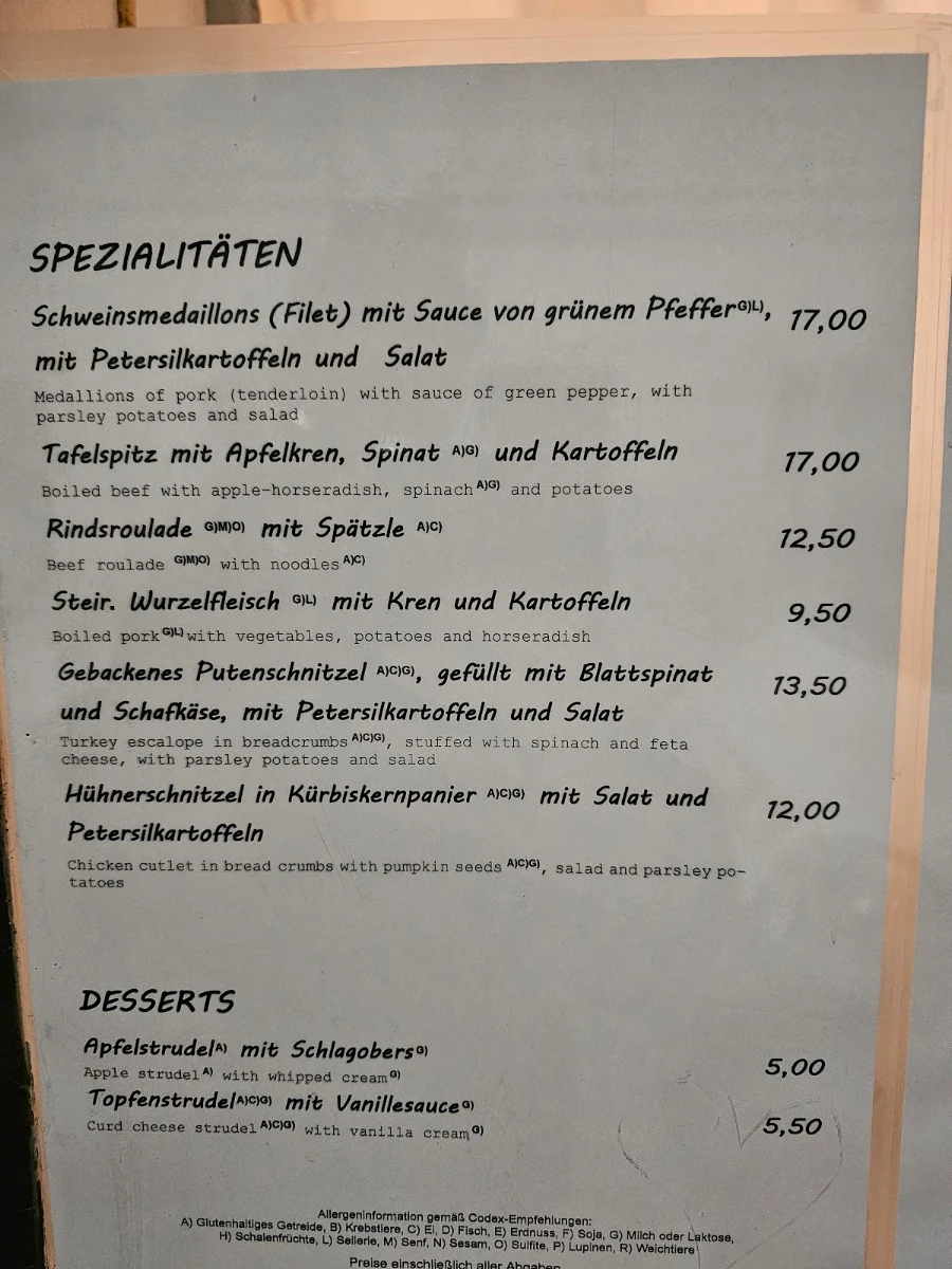 Speisekarte photo 8