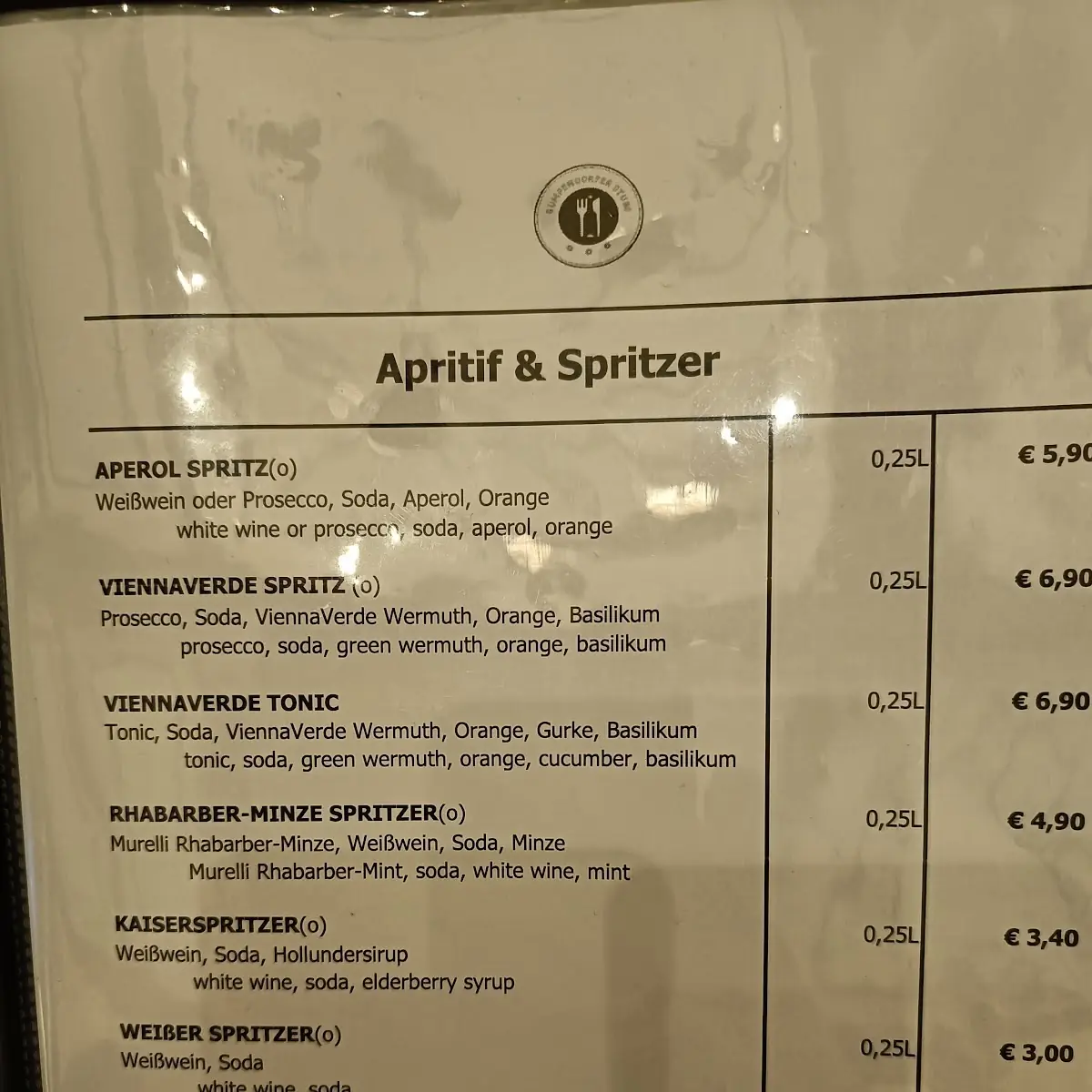 Speisekarte photo 2