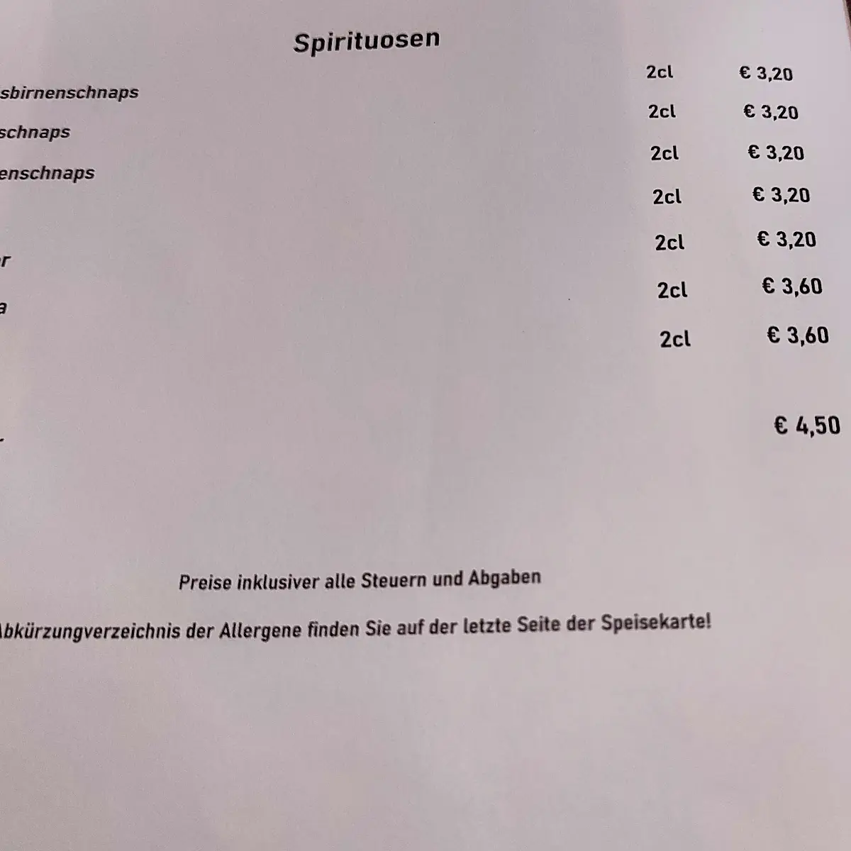 Speisekarte photo 7
