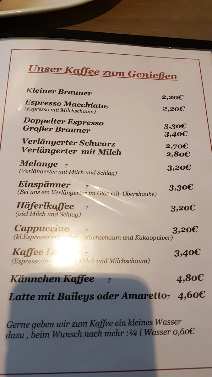 Speisekarte photo 1