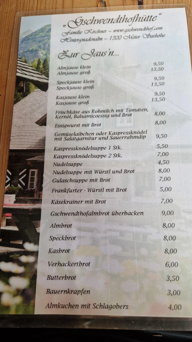Speisekarte photo 2