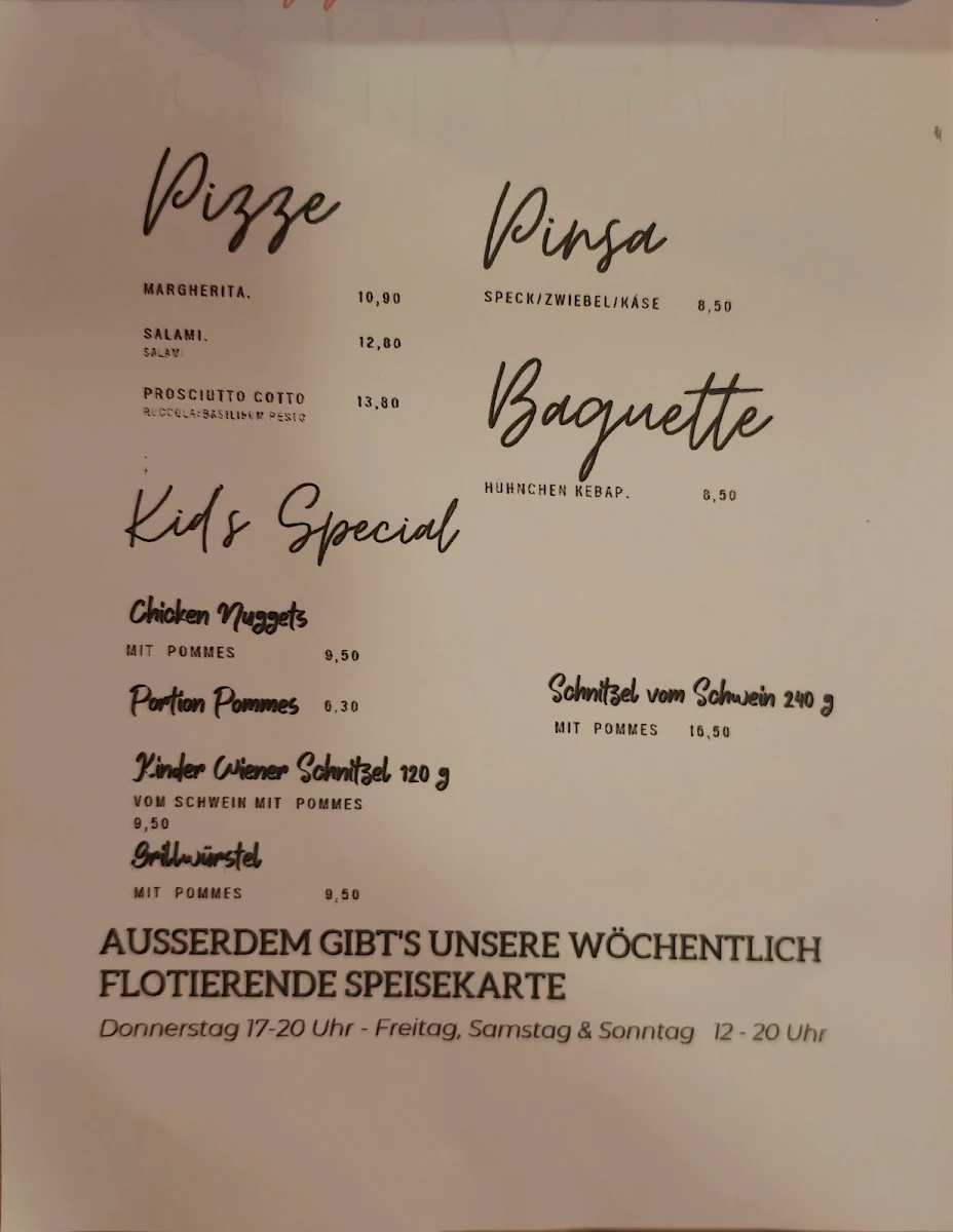 Speisekarte photo 2
