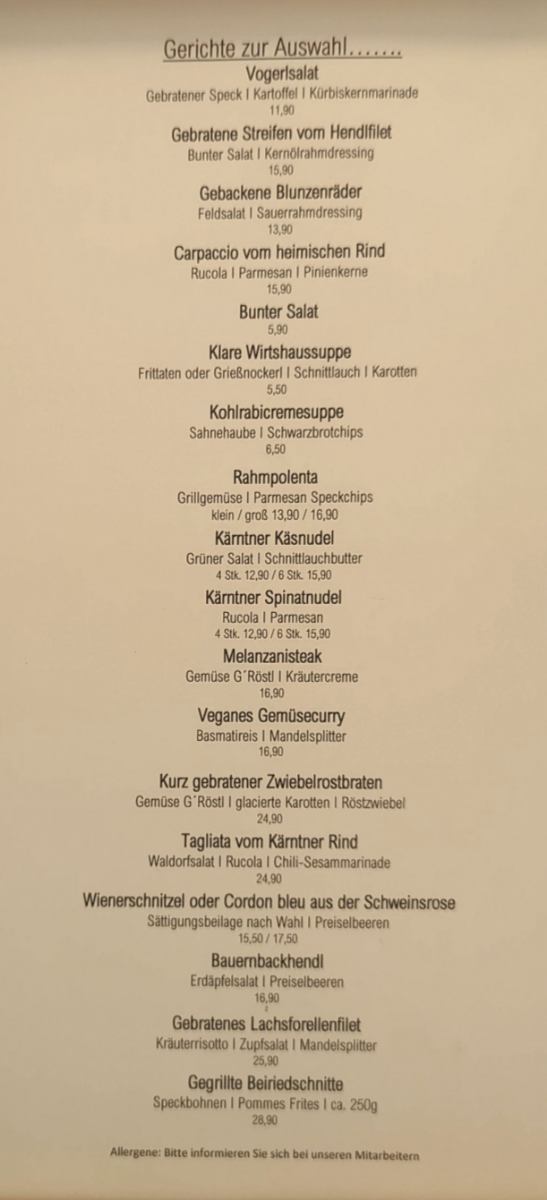 Speisekarte photo 4