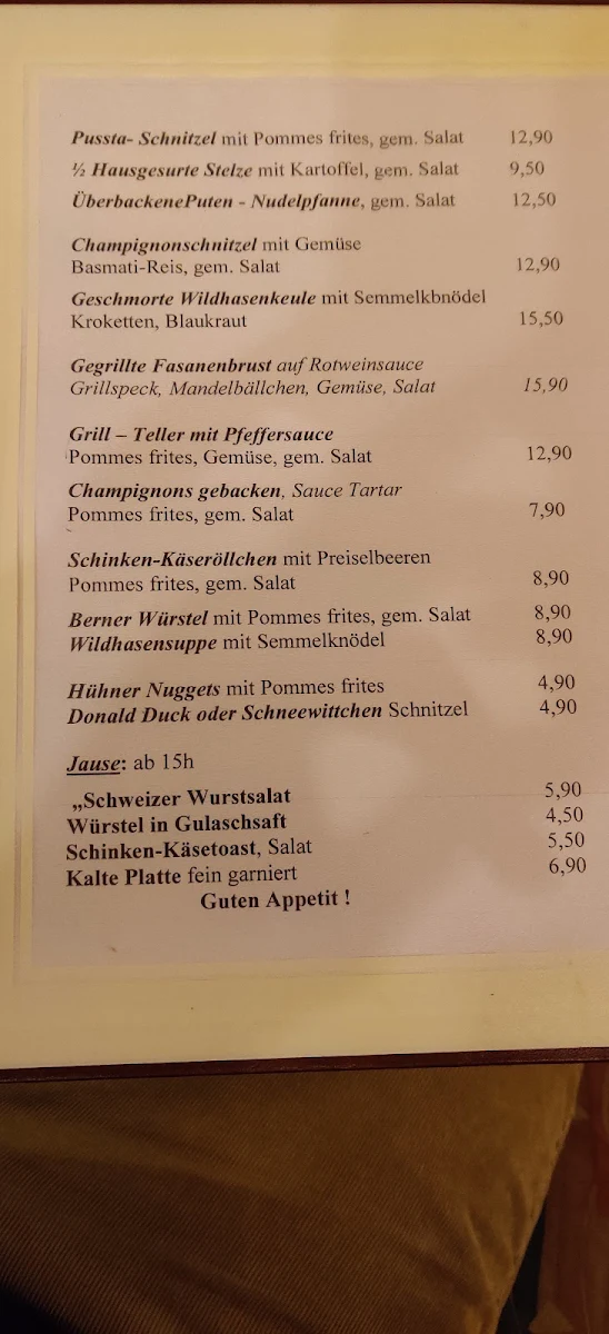 Speisekarte photo 2