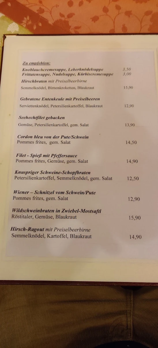 Speisekarte photo 3