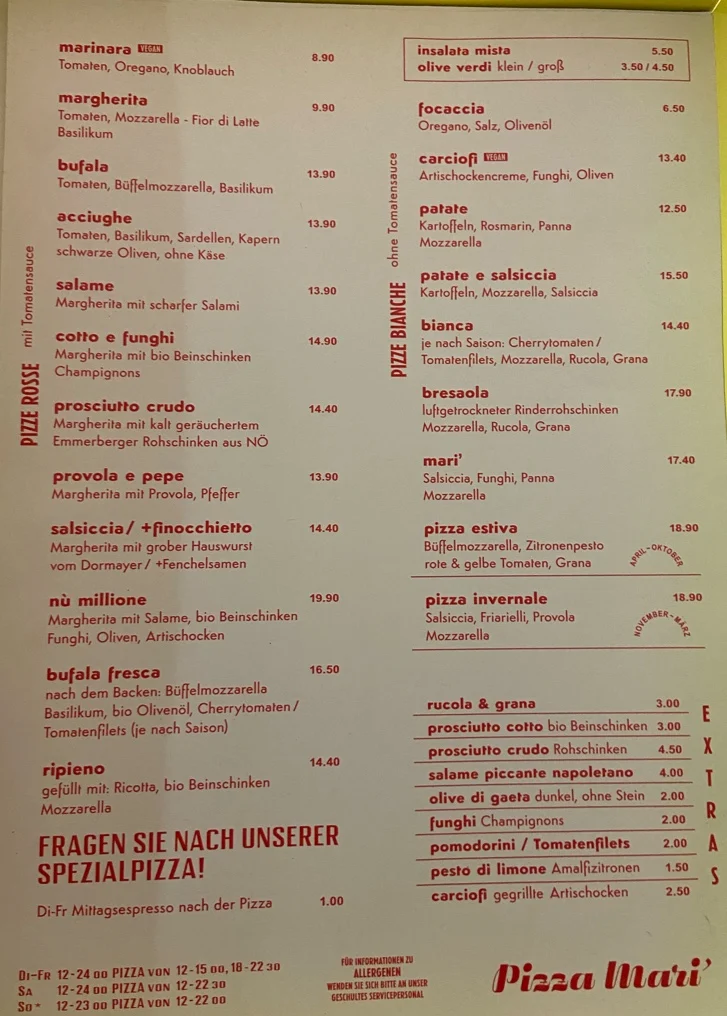 Speisekarte photo 5