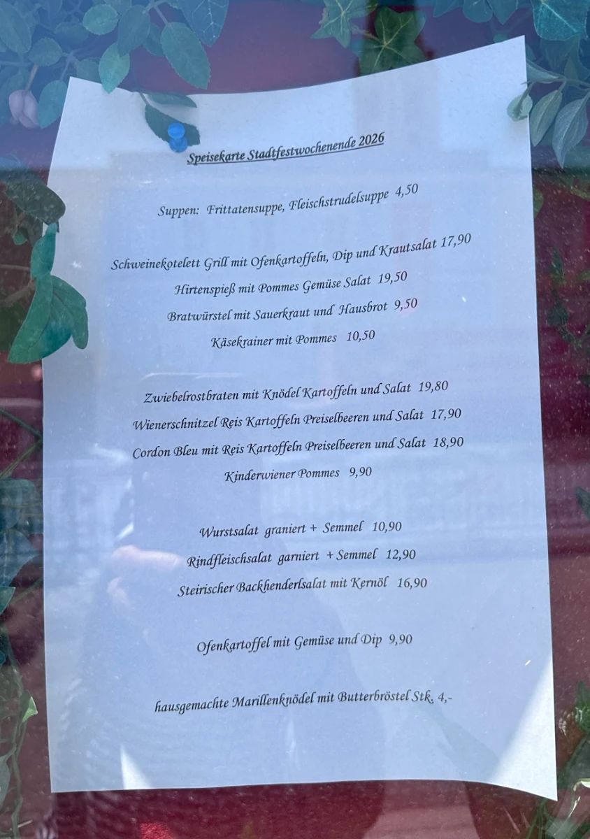 Speisekarte photo 1