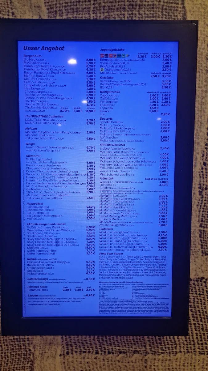 Speisekarte photo 1