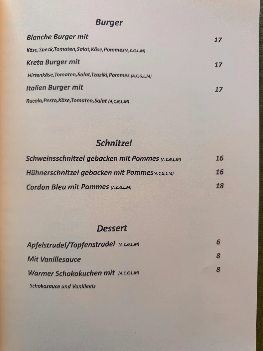 Speisekarte photo 1