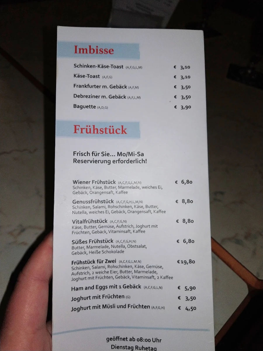 Speisekarte photo 2
