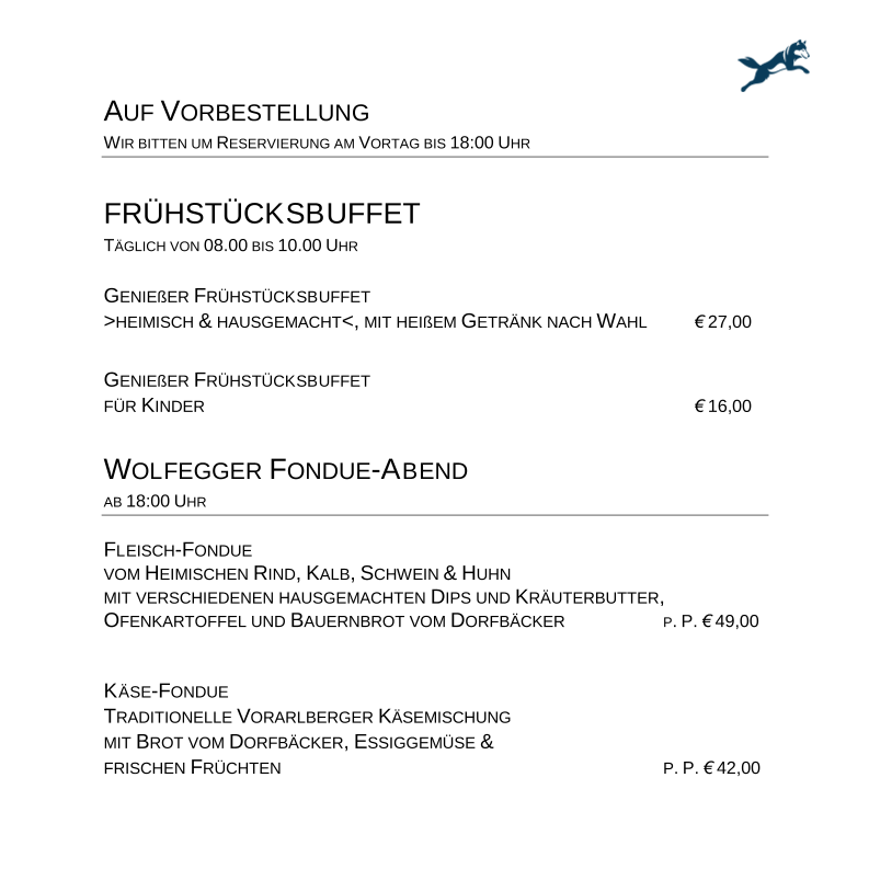 Speisekarte photo 1