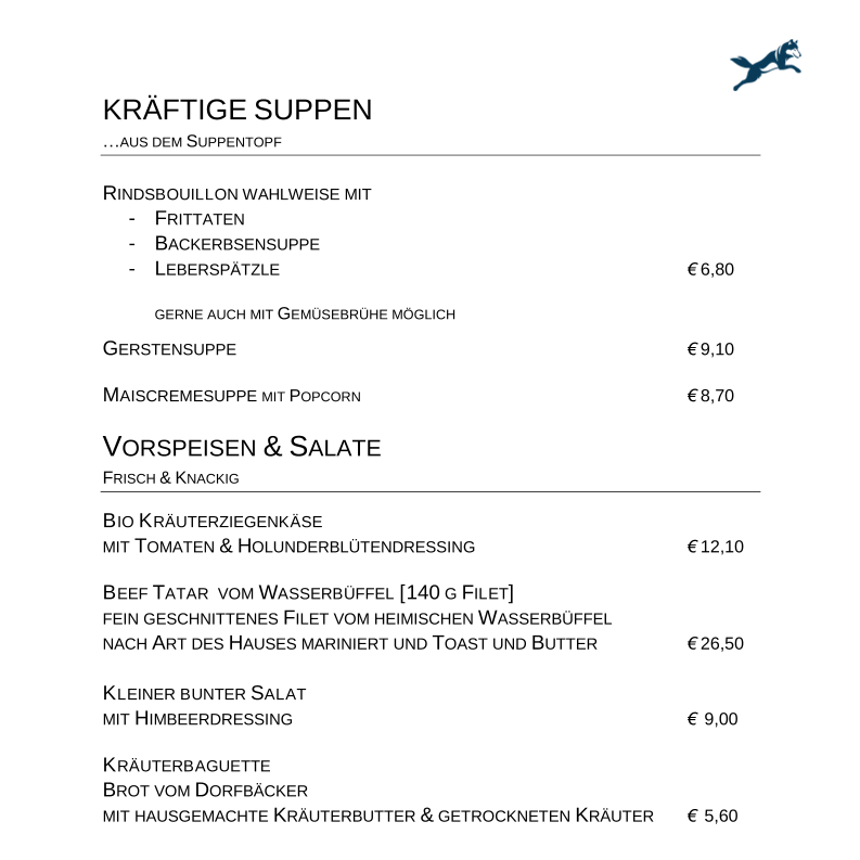 Speisekarte photo 3