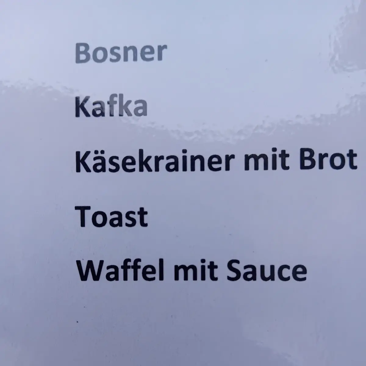 Speisekarte photo 1
