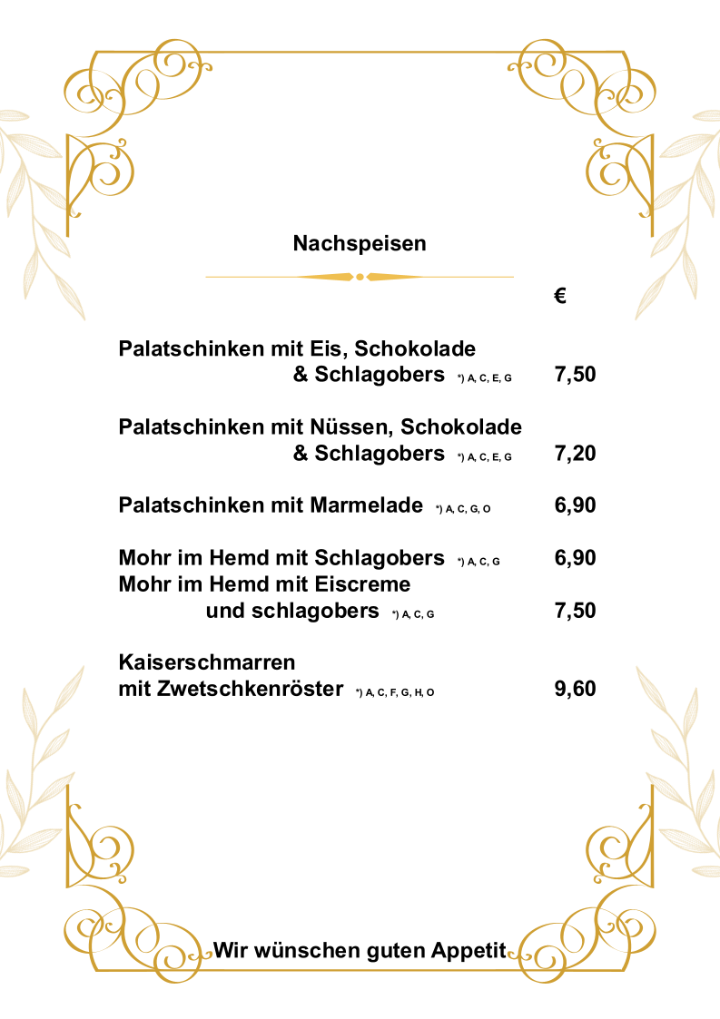 Speisekarte photo 8