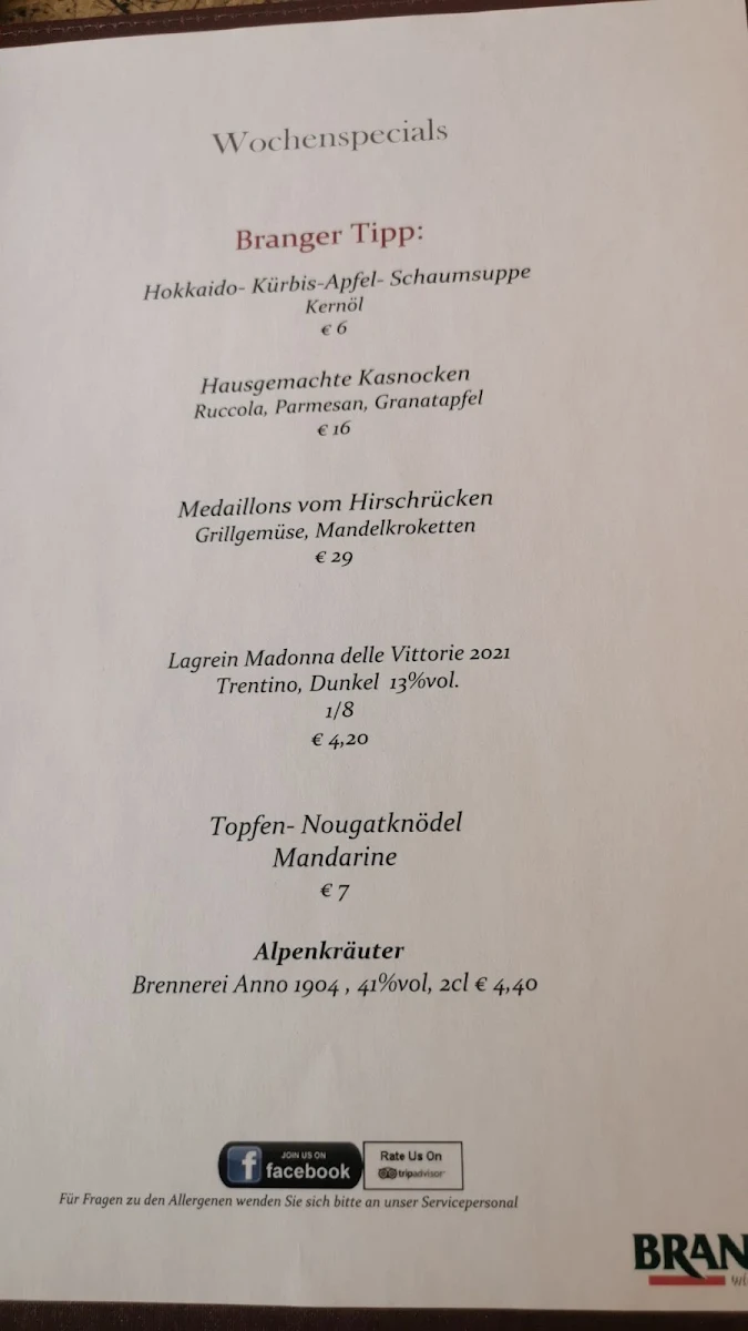 Speisekarte photo 4