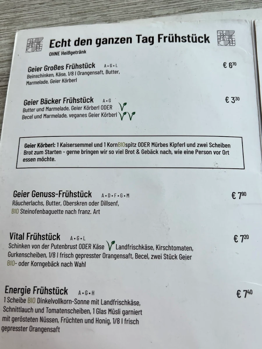 Speisekarte photo 2