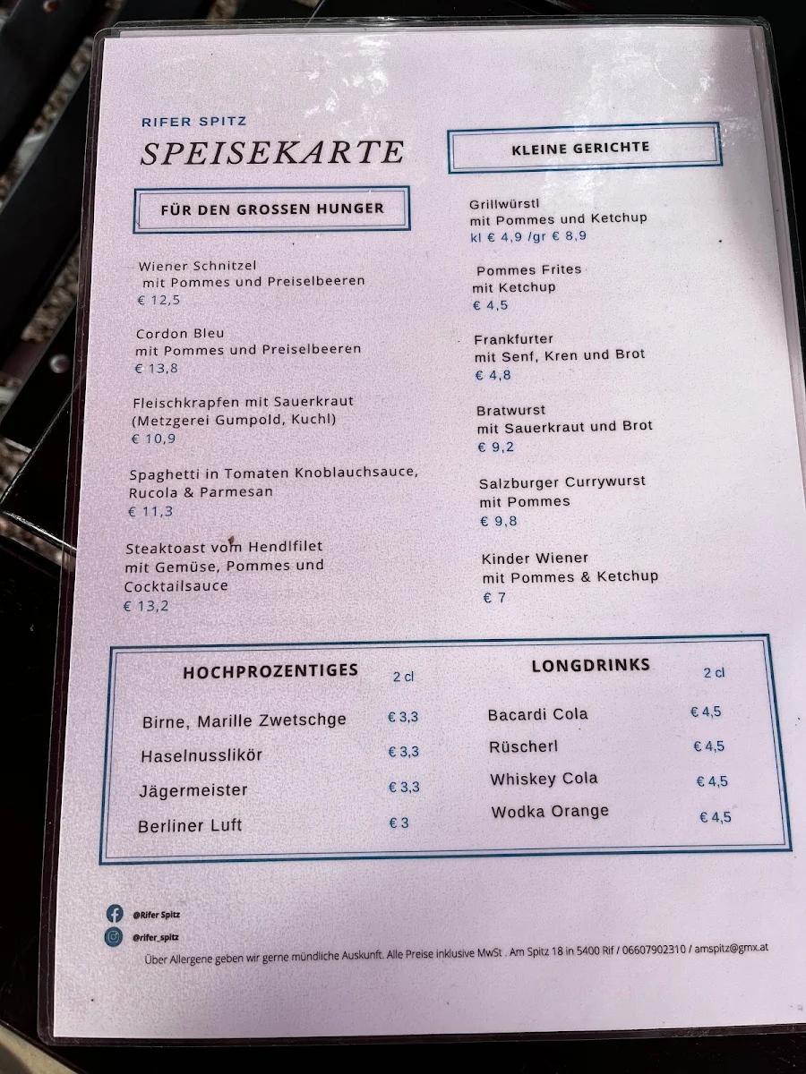 Speisekarte photo 5