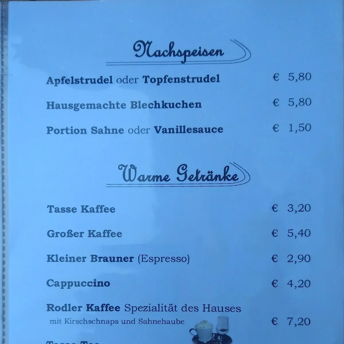 Speisekarte photo 3