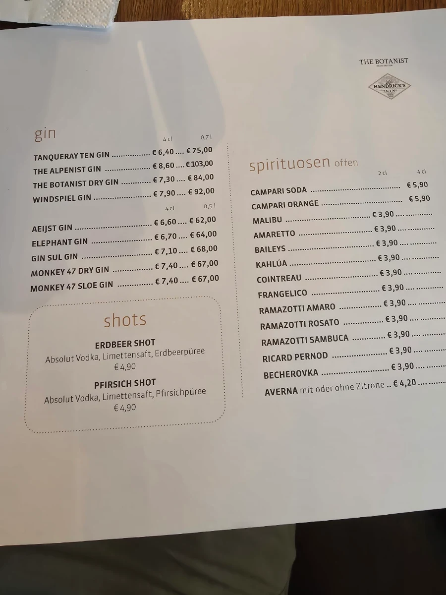 Speisekarte photo 1