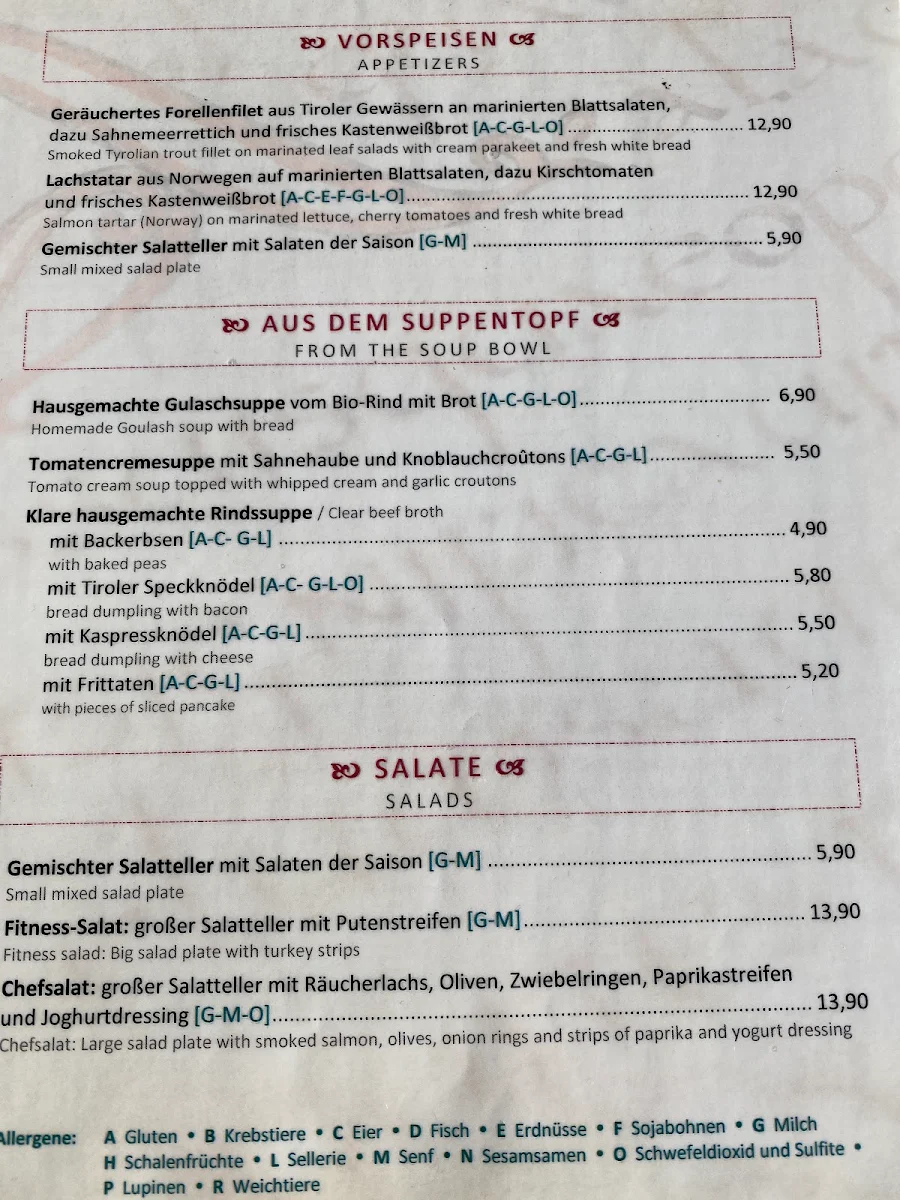 Speisekarte photo 4
