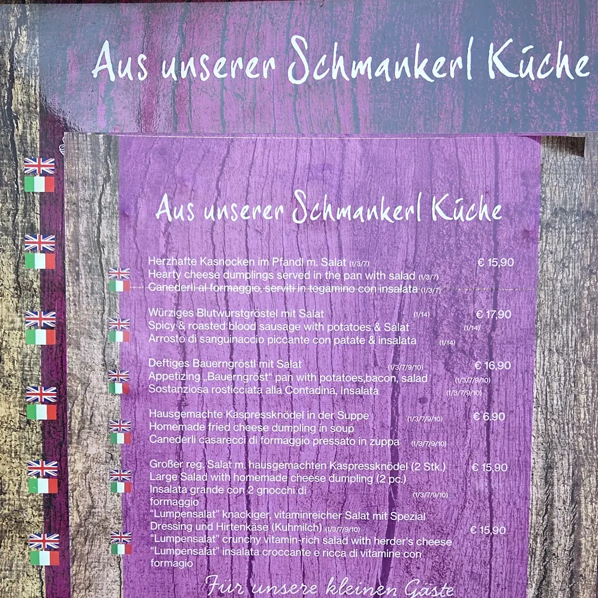 Speisekarte photo 8