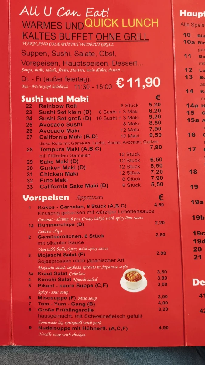 Speisekarte photo 1
