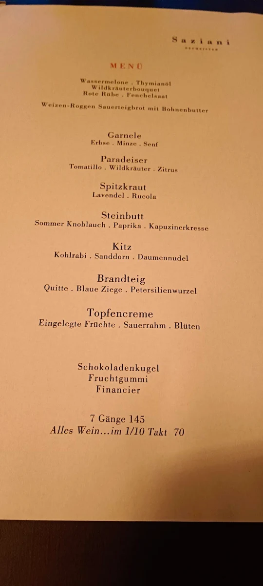 Speisekarte photo 1