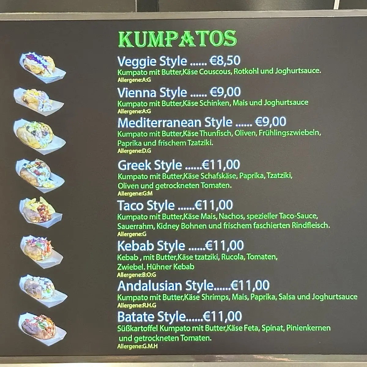Speisekarte photo 2