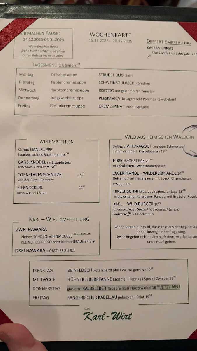 Speisekarte photo 2