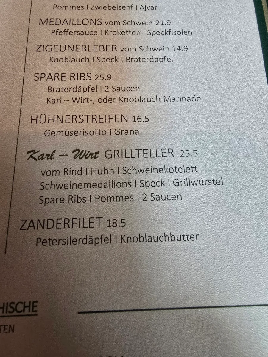 Speisekarte photo 3