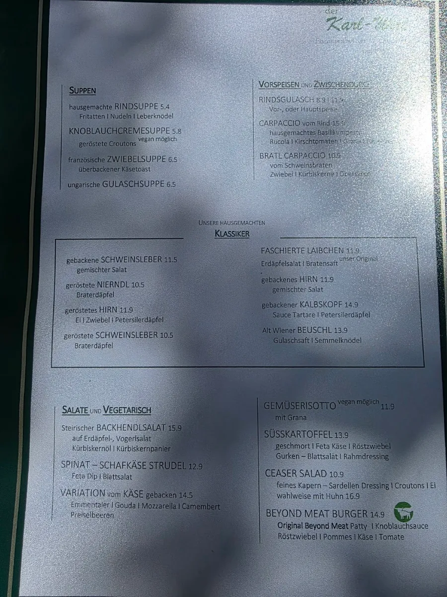 Speisekarte photo 9