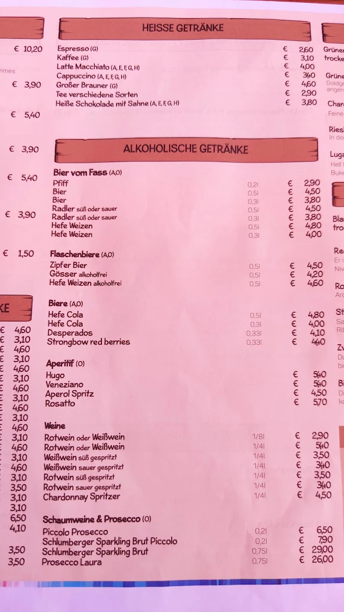 Speisekarte photo 5