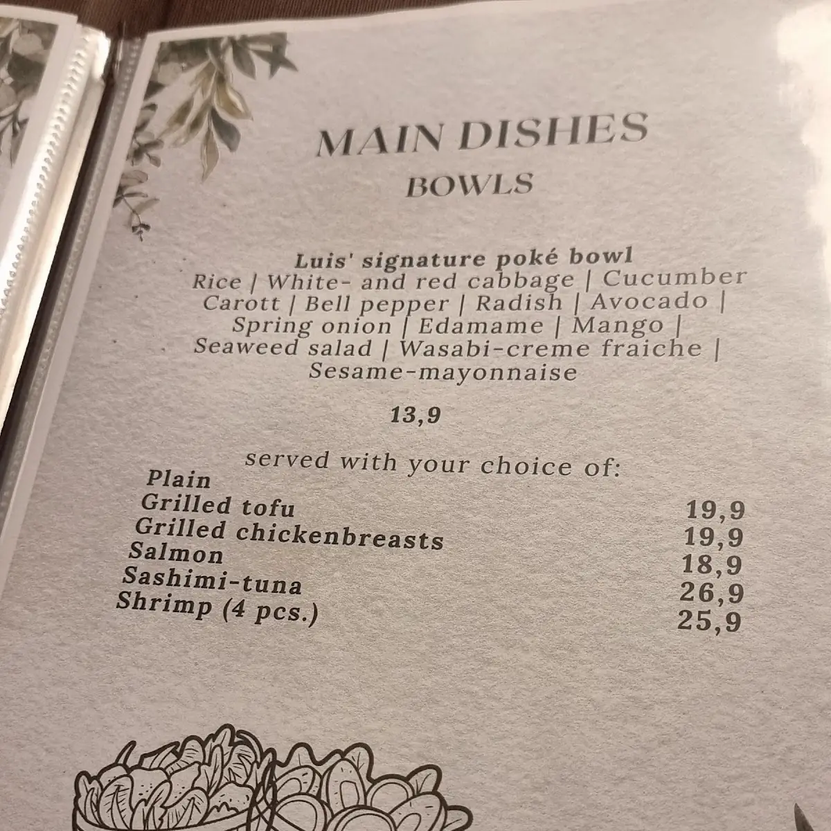 Speisekarte photo 3