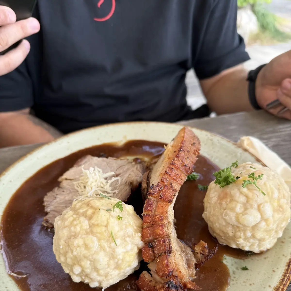 Essen und Trinken, Berggasthof Huggenberg