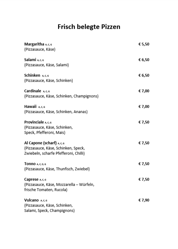 Speisekarte photo 3